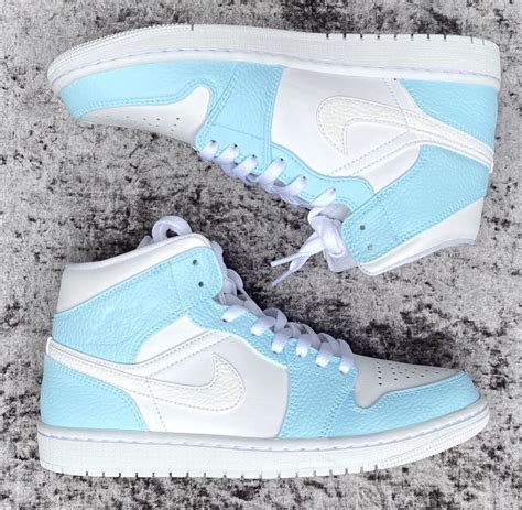 nike jordans baby blauw|jordan 1 high baby blue.